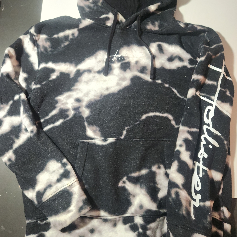 Hollister Monochrome Tie-Dye Hoodie